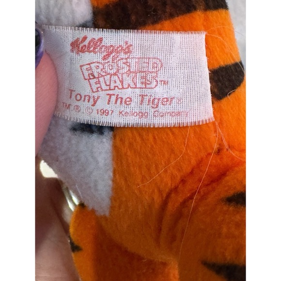 Tony the Tiger Plush Kellogs Cereal Stuffed Animal Toy Vintage 1997 - Picture 8 of 9